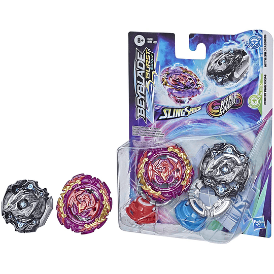 Perfect Phoenix P4 Slingshock Myth Evo Dragon D5 Hypersphere BEYBLADE Burst Surge Dual