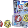Leopard L4 Slingshock y Master Kerbeus K5 Hypersphere BEYBLADE Burst Surge Dual