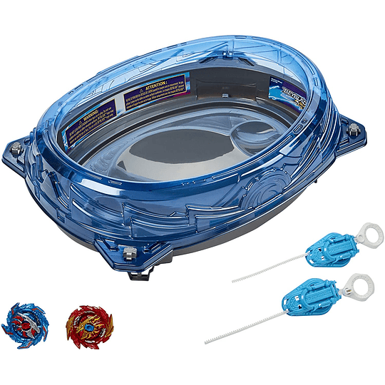  Helios Kolossal H6 y Super Hyperion H6 Beyblade Burst Spinning