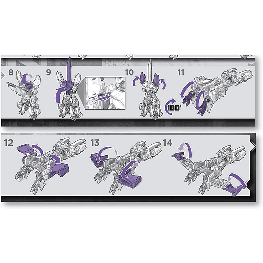 Megatron Transformers robot y jet cibertroniano Toys Studio Series 54