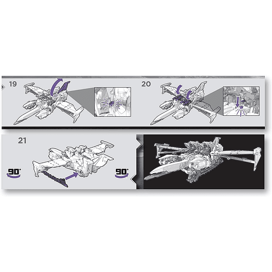 Megatron Transformers robot y jet cibertroniano Toys Studio Series 54