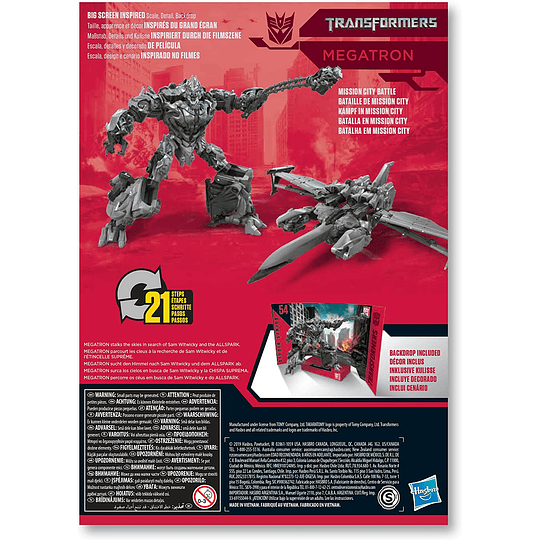 Megatron Transformers robot y jet cibertroniano Toys Studio Series 54
