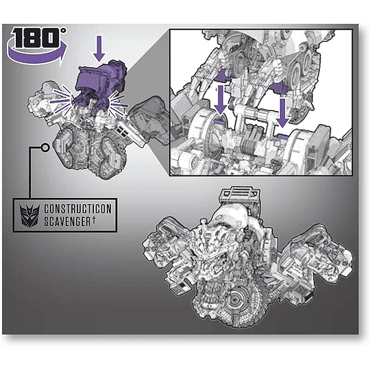 Mixmaster Transformers robot y camión mezclador Toys Studio Series 53