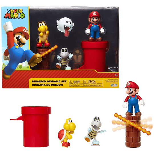 Set Diorama mazmorra Super Mario Bross