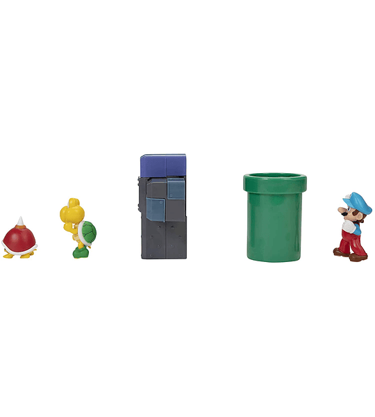  Diorama - Set subterráneo Super Mario World Of Nintendo