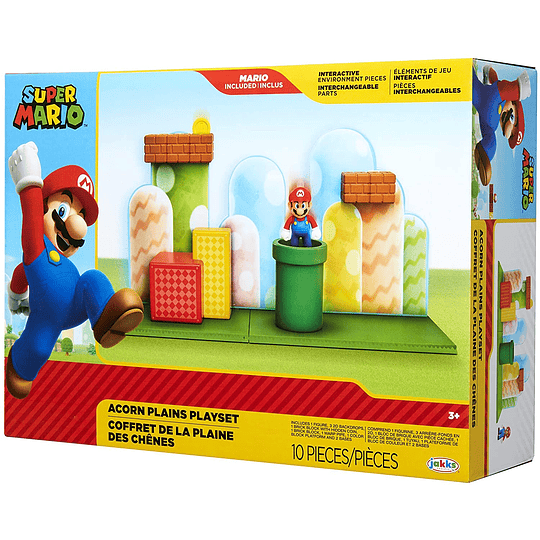 Set Bellota Llanuras Super Mario Nintendo