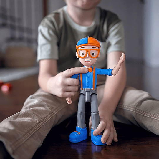  Blippi Articulado con Sonidos y Frases en Español