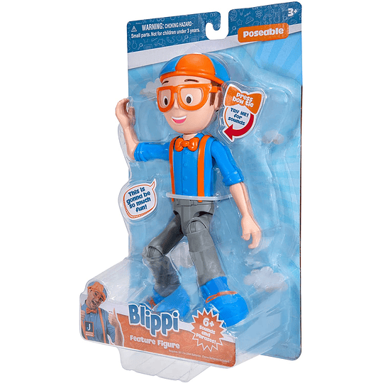  Blippi Articulado con Sonidos y Frases en Español