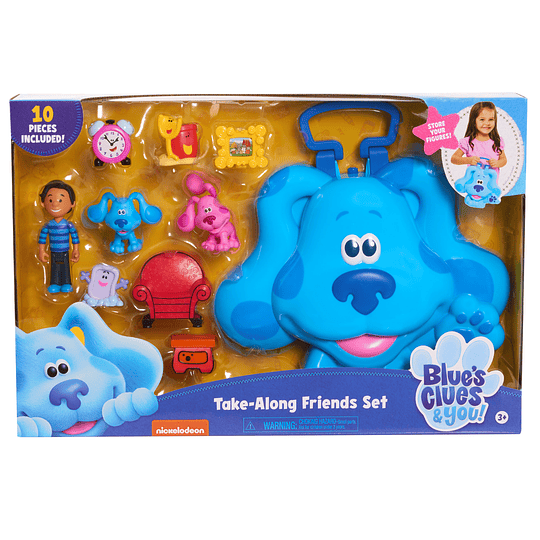 Set de 10 Figuras con Maleta para transportar de Blue's Clues & You!