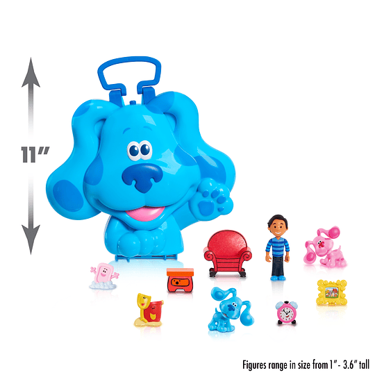 Set de 10 Figuras con Maleta para transportar de Blue's Clues & You!