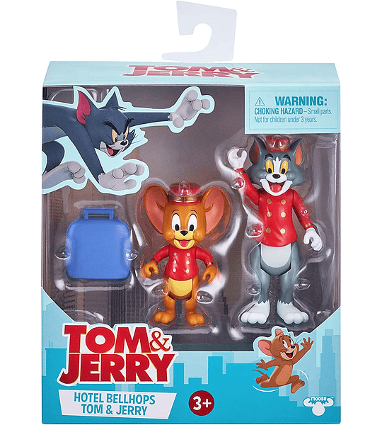Hotel Bellhops Tom & Jerry Pack de 2 Figuras