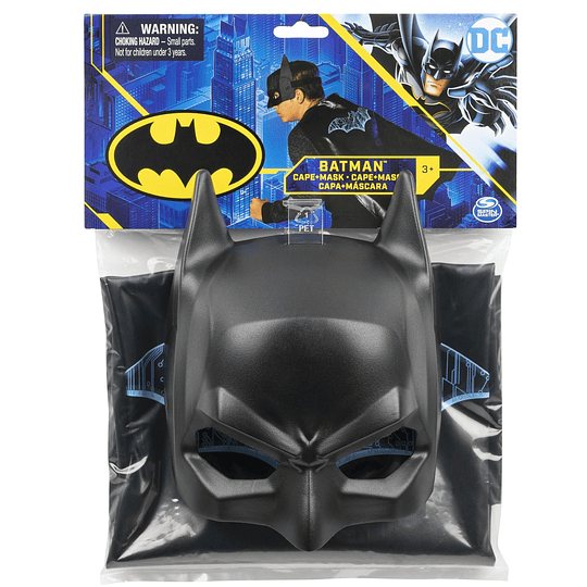 Disfraz Máscara y Capa de Batman DC Comics 