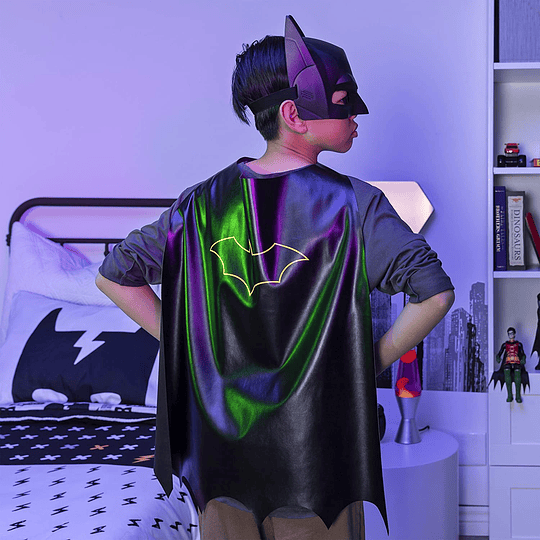 Disfraz Máscara y Capa de Batman DC Comics 