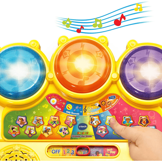 Blue, la Batería Multirritmo Batería Interactiva Vtech