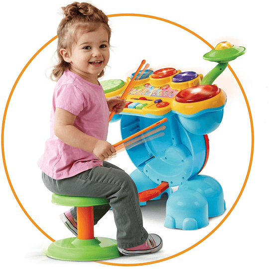 Blue, la Batería Multirritmo Batería Interactiva Vtech