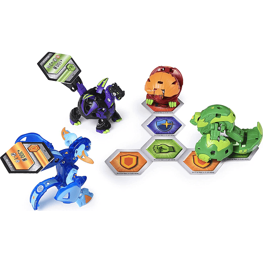 Batrix Ultra con Baku-Gear y Ramparian Ultra Bakugan Baku-Gear 