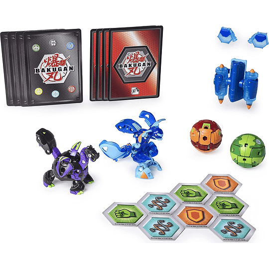 Batrix Ultra con Baku-Gear y Ramparian Ultra Bakugan Baku-Gear 