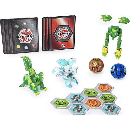Howlkor Ultra con Baku-Gear y Eenoch Ultra Bakugan Baku-Gear