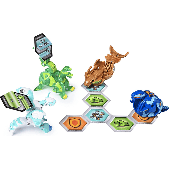 Howlkor Ultra con Baku-Gear y Eenoch Ultra Bakugan Baku-Gear