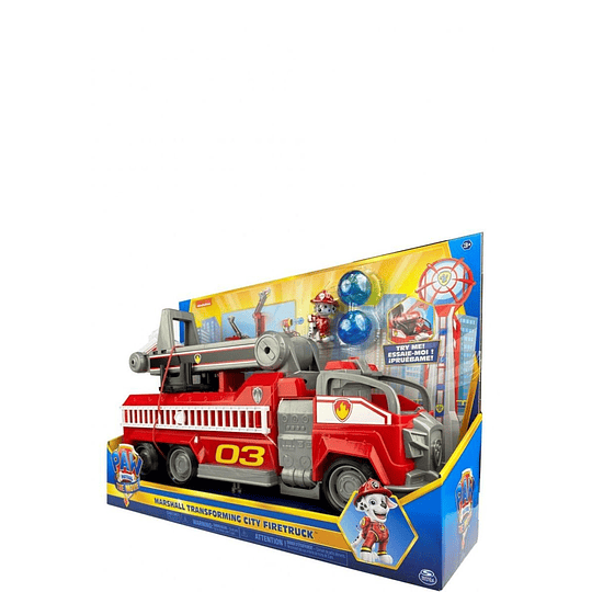 The Movie Marshall Transforming City Firetruck Paw Patrol 