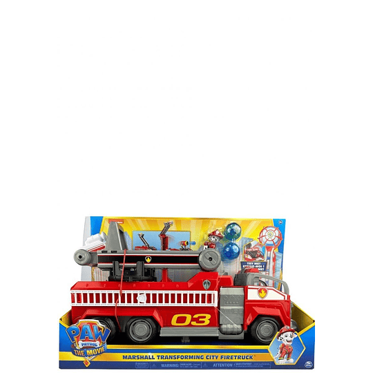 The Movie Marshall Transforming City Firetruck Paw Patrol 