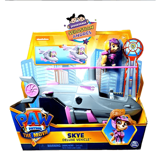 Skye Deluxe Vehículo exclusivo The Movie la película de Paw Patrol