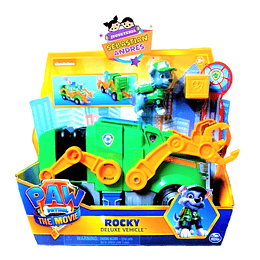 Rocky Deluxe Vehículo exclusivo The Movie la película de Paw Patrol