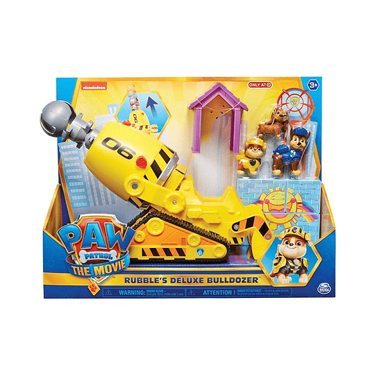 Rubble Liberty y Chase Deluxe Bulldozer The Movie