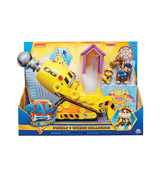 Rubble Liberty y Chase Deluxe Bulldozer The Movie