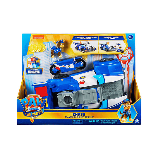 Chase Transforming City Cruiser Paw Patrol La Pelicula