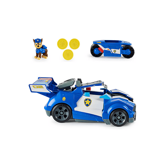 Chase Transforming City Cruiser Paw Patrol La Pelicula