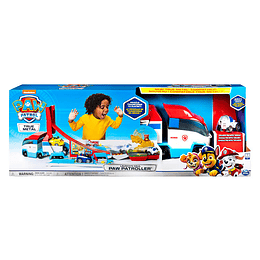 Paw Patroller Transforming 2 en 1 Track Set para vehículos de True Metal 