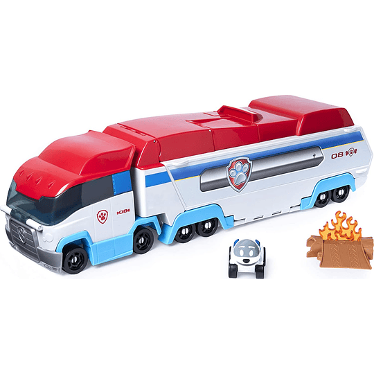 Paw Patroller Transforming 2 en 1 Track Set para vehículos de True Metal 