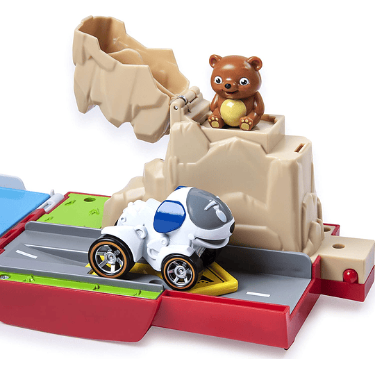 Paw Patroller Transforming 2 en 1 Track Set para vehículos de True Metal 