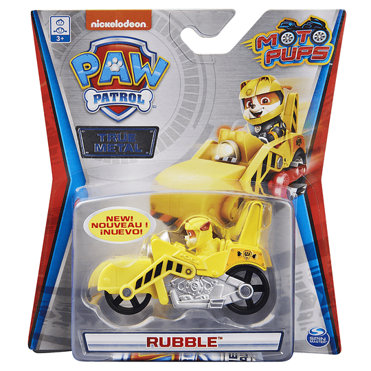 Rubble Moto Pups True Metal Paw Patrol