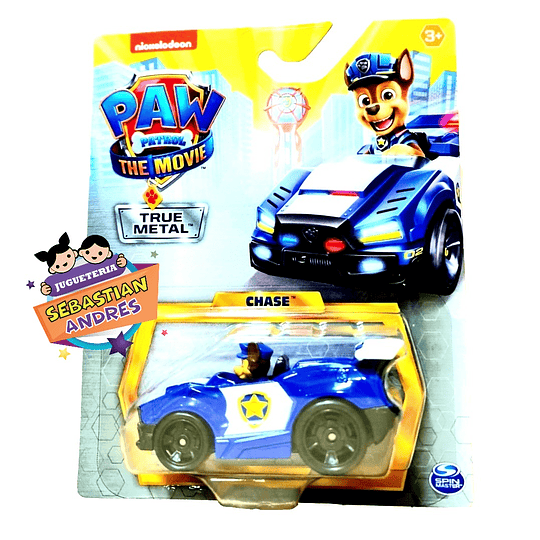 Chase The Movie Paw Patrol Escala 1:55 True Metal