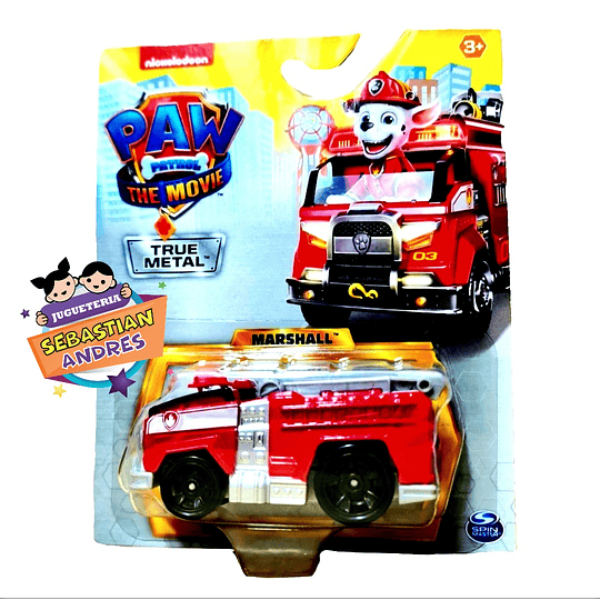 Marshall The Movie Paw Patrol Escala 1:55 True Metal