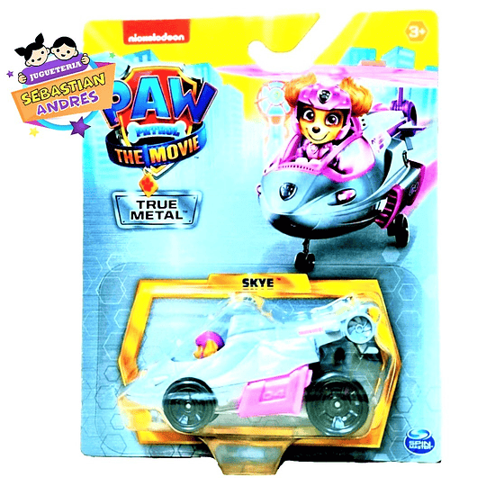 Skye The Movie Paw Patrol Escala 1:55 True Metal