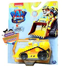 Rubble The Movie Paw Patrol Escala 1:55 True Metal