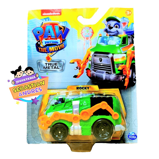 Rocky The Movie Paw Patrol Escala 1:55 True Metal