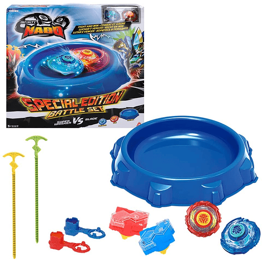 Beyblade Holy Whisker V/S Blade Estadio con 2 Infinity Nado