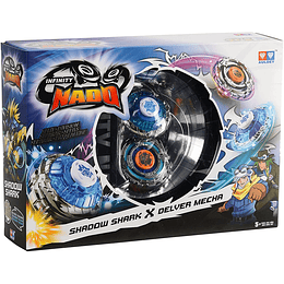 Shadow Shark x Delver Mecha Division Battle Infinity Nado, Beyblade