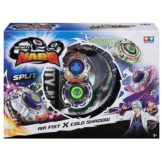Air Fist x Cold Shadow Division Battle Infinity Nado, Beyblade