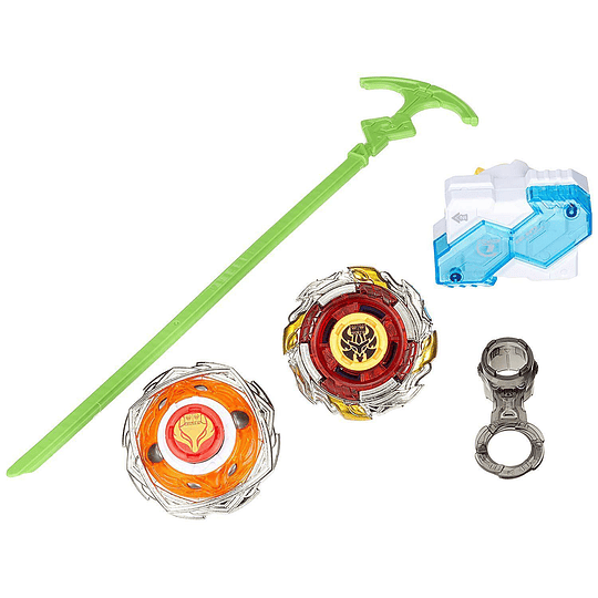 Kaleido Fox x Basal Tic Sword Division Battle Infinity Nado, Beyblade