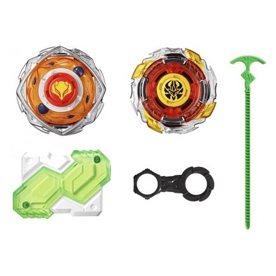 Kaleido Fox x Basal Tic Sword Division Battle Infinity Nado, Beyblade