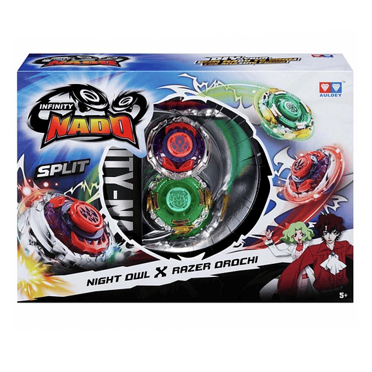Night Owl x Razer Orochi Division Battle Infinity Nado, Beyblade