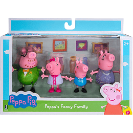 Peppa Pig Fancy Family set 4 Figuras