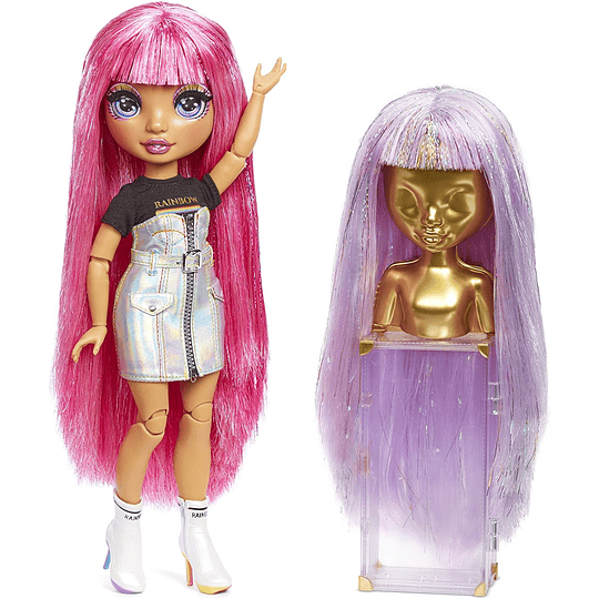 Avery Styles Muñeca exclusiva y Fashion Studio Rainbow High Crea mas de 300 Looks