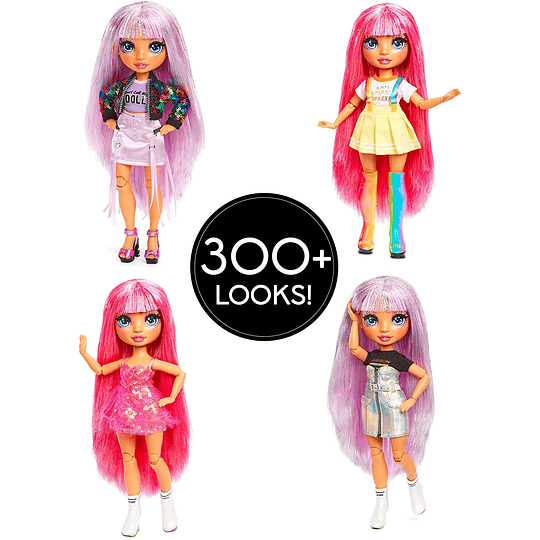 Avery Styles Muñeca exclusiva y Fashion Studio Rainbow High Crea mas de 300 Looks