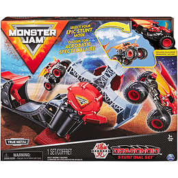  Monster Jam, juego oficial de Bakugan Dragonoid Stunt Dial con exclusivo 1:64 escala